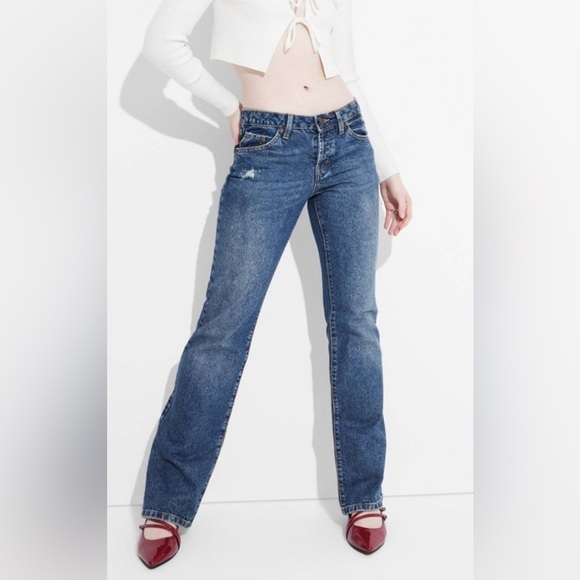 Women's Low-Rise Bootcut Jeans - Wild Fable Medium Wash Size 4 (MSRP $28) - Picture 1 of 7